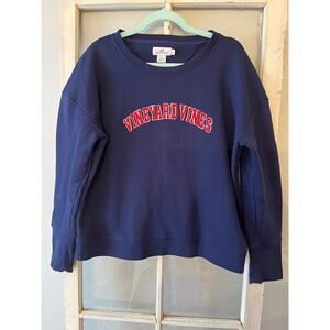 Vineyard Vines XL women's crewneck navy blue